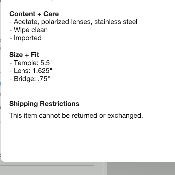 NEW! Rare Astrid multi patterned polarized sunglasses - Picture 4 of 8